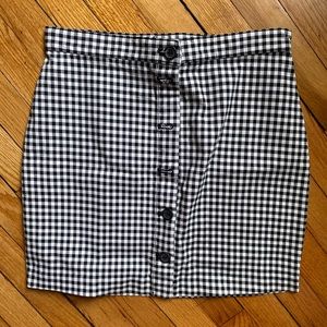 Divided H&M Gingham Skirt